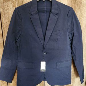 DKNY Casual Navy Blue Blazer Jacket Men's Large NWT